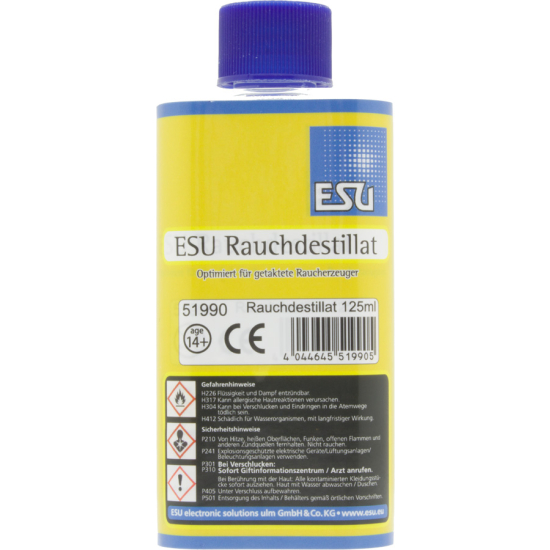 ESU 51990 - Płyn Esu / Destylat do generatora dymu w butelce 125 ml